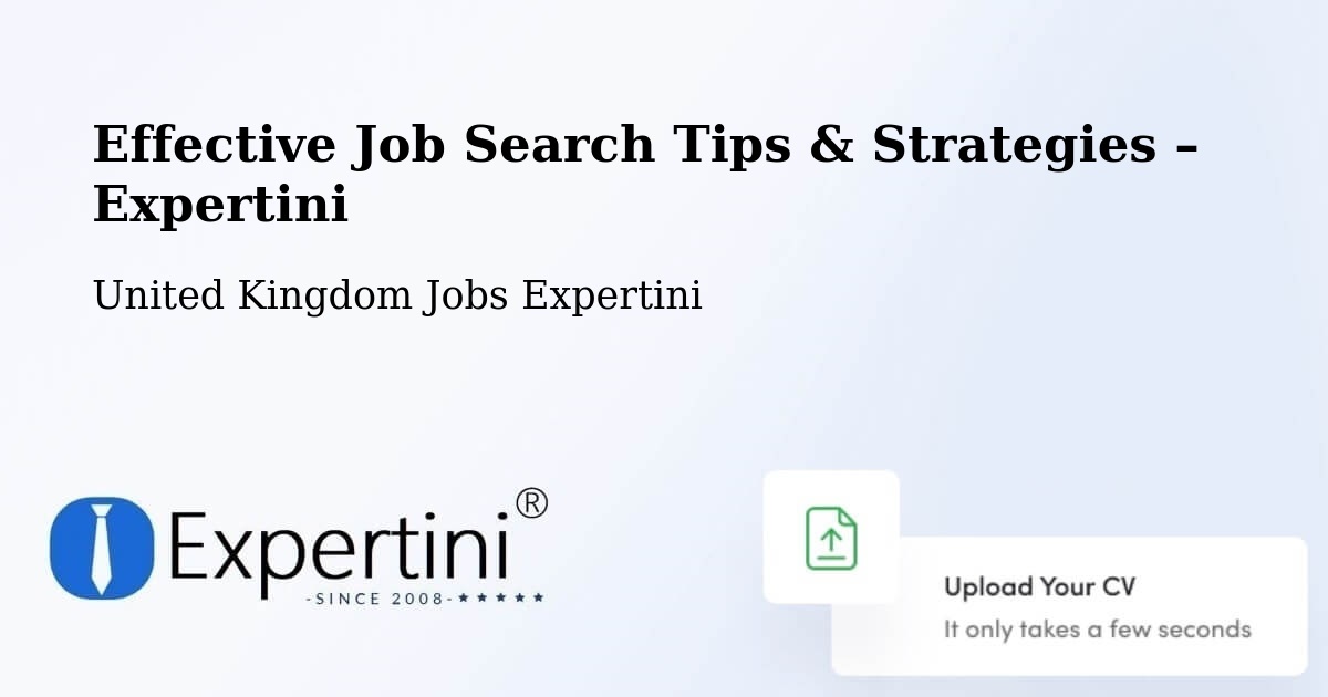 Job Search Tips & Strategies for Job Seekers – Startforth - Startforth, United Kingdom Jobs Expertini