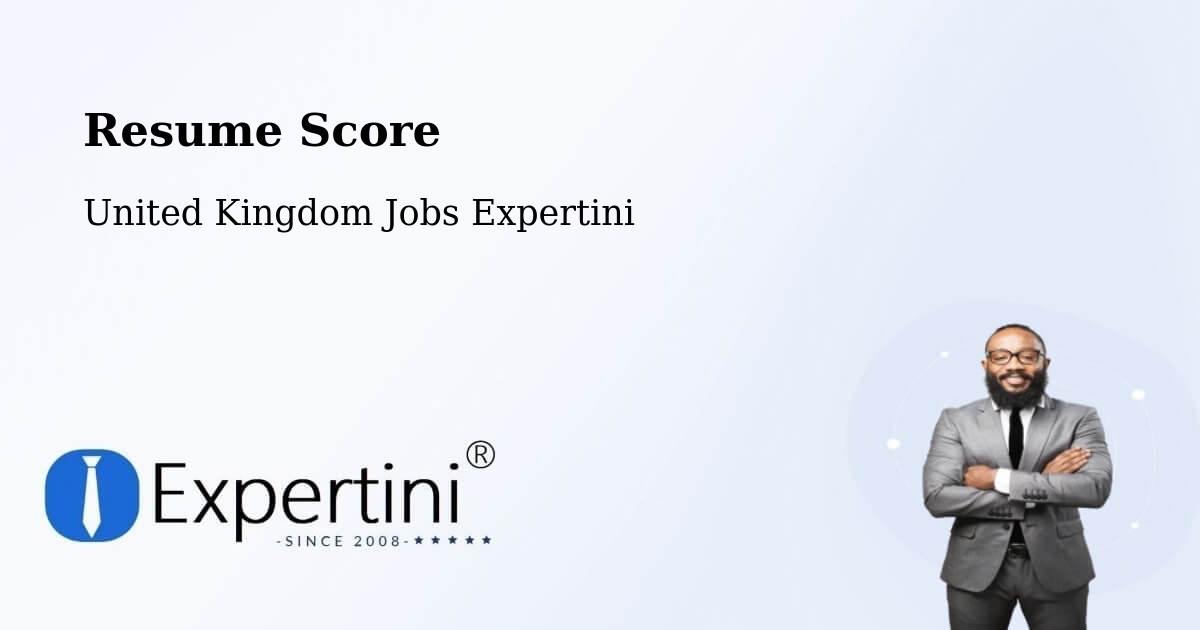 Resume Score - United Kingdom Jobs Expertini